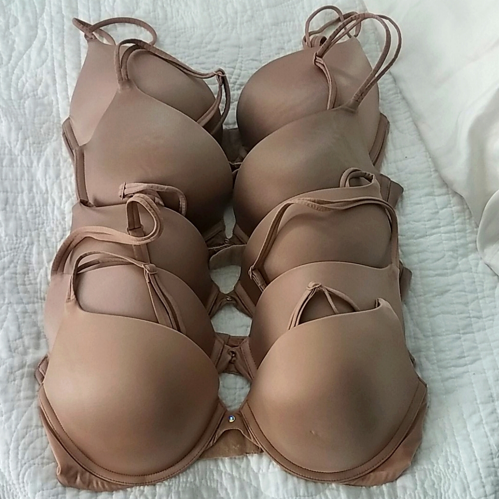 5 Victoria's Secret Very Sexy Bras Nude 34D